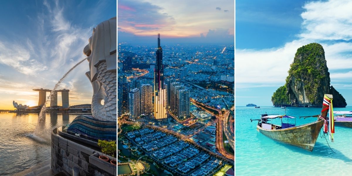 Singapore Vietnam Thailand Tour Package from Nepal